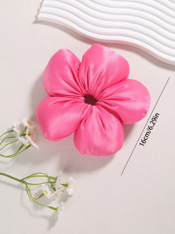 Five-petal flower hair tie