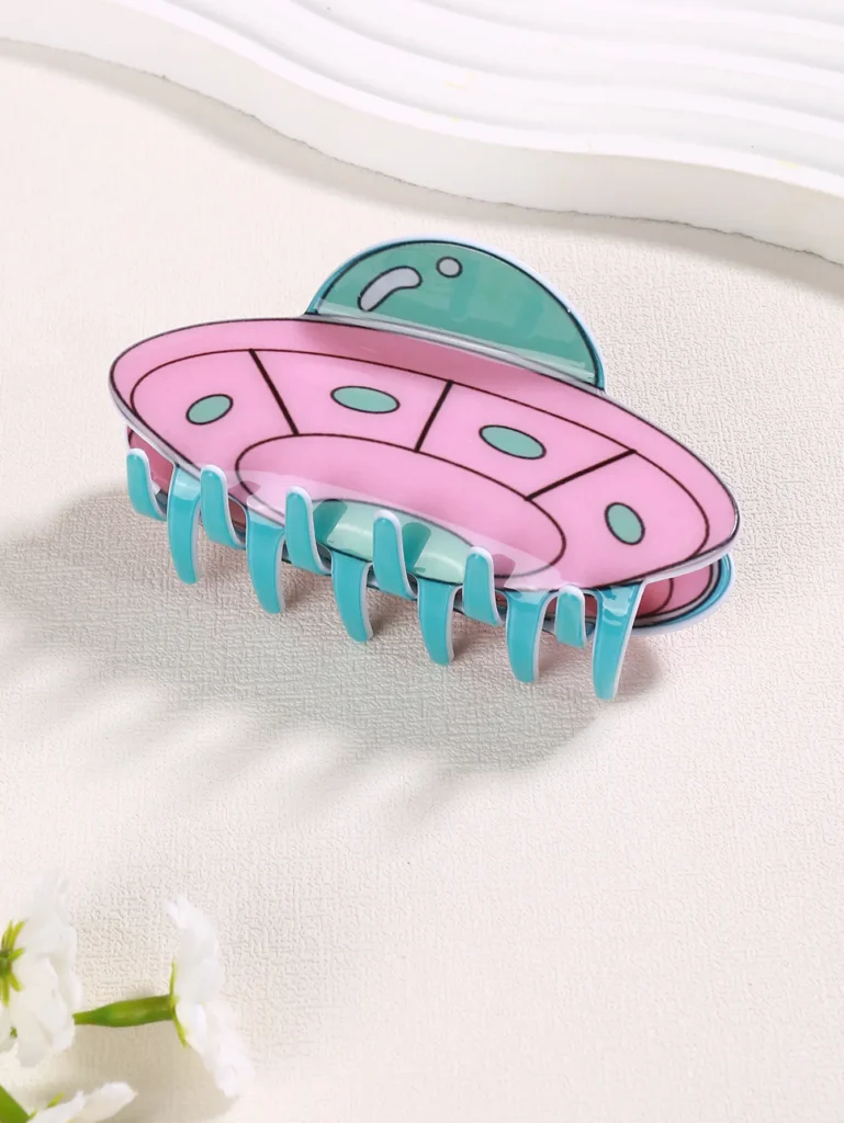 UFO girl hair grab