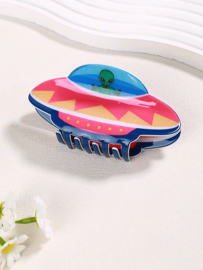 UFO girl hair grab