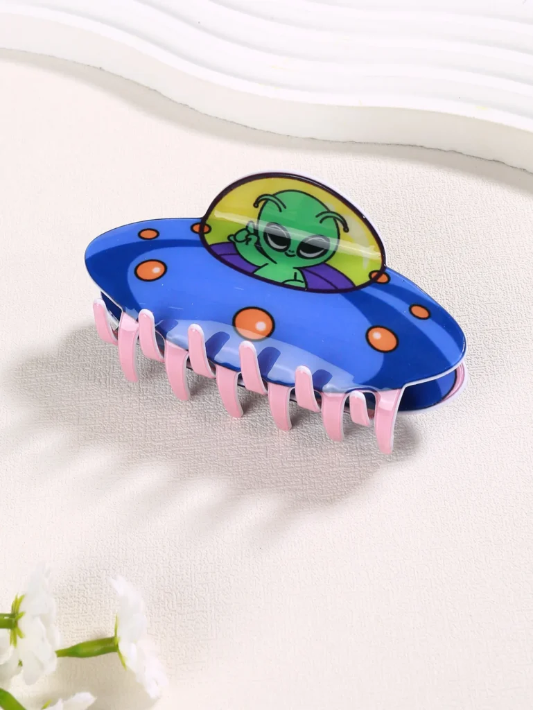 UFO girl hair grab