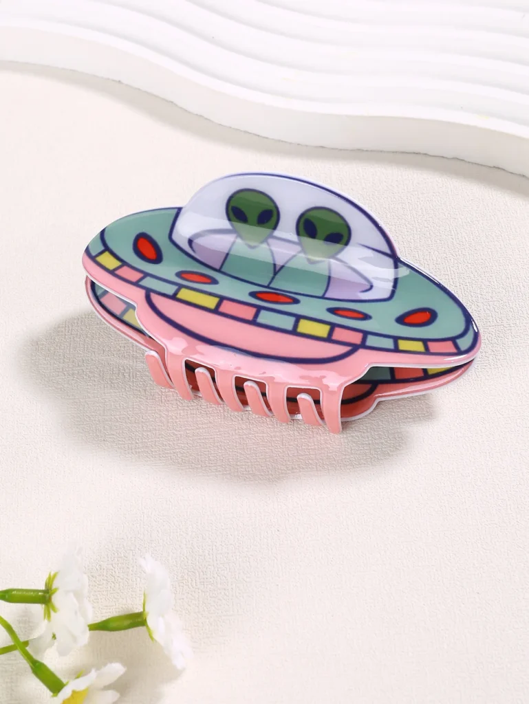 UFO girl hair grab