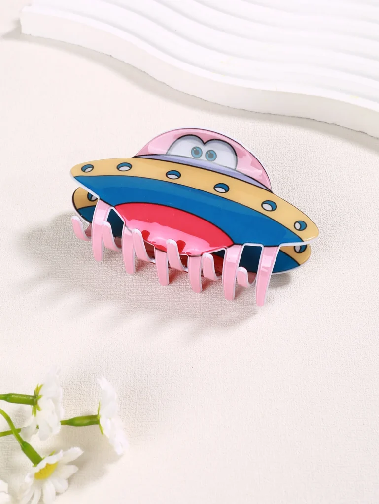 UFO girl hair grab
