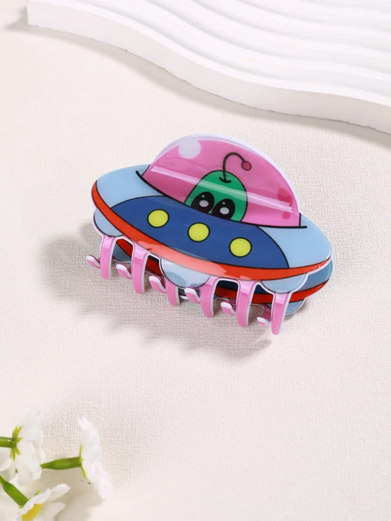 UFO girl hair grab