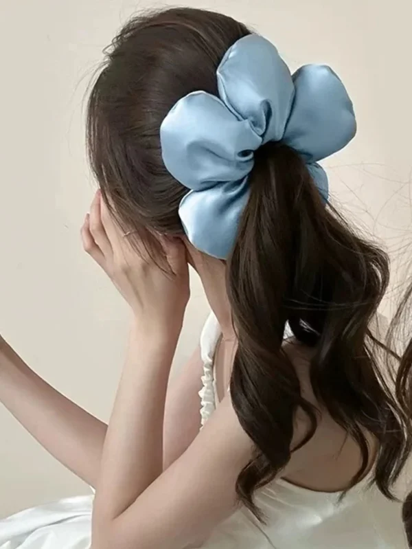 Five-petal flower hair tie