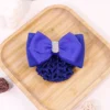 Diamond Solid Color Bow Hair Net