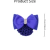 Diamond Solid Color Bow Hair Net