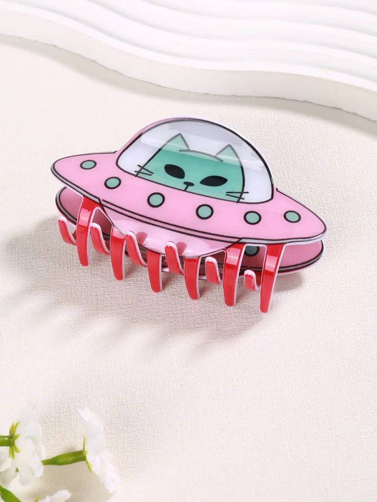 UFO girl hair grab