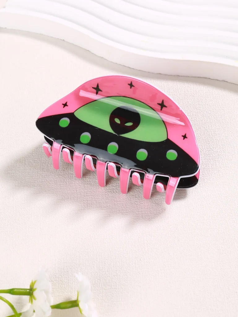 UFO girl hair grab
