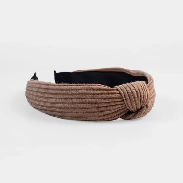 Solid Color Striped Headband