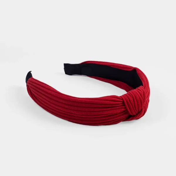 Solid Color Striped Headband
