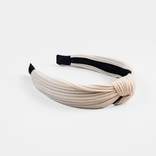 Solid Color Striped Headband