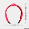 Solid Color Striped Headband