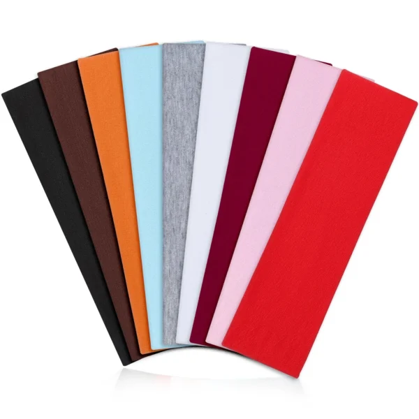 Solid color sports yoga headband