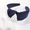 Patchwork solid color headband
