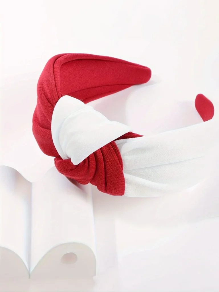 Patchwork solid color headband