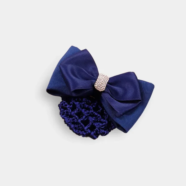 Diamond Solid Color Bow Hair Net