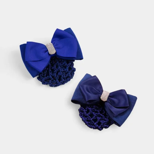 Diamond Solid Color Bow Hair Net
