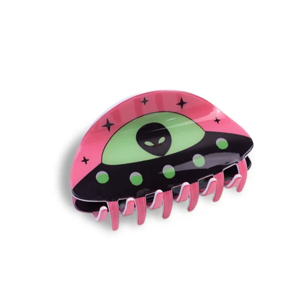UFO girl hair grab
