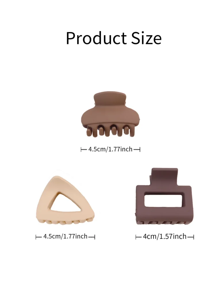 Polygonal small clip