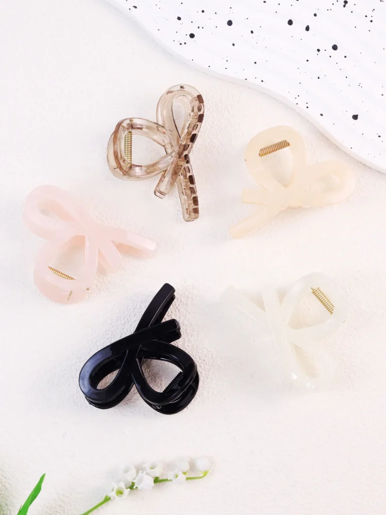 Acrylic Bow Hair Claws