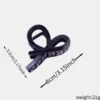 Acrylic Bow Hair Claws