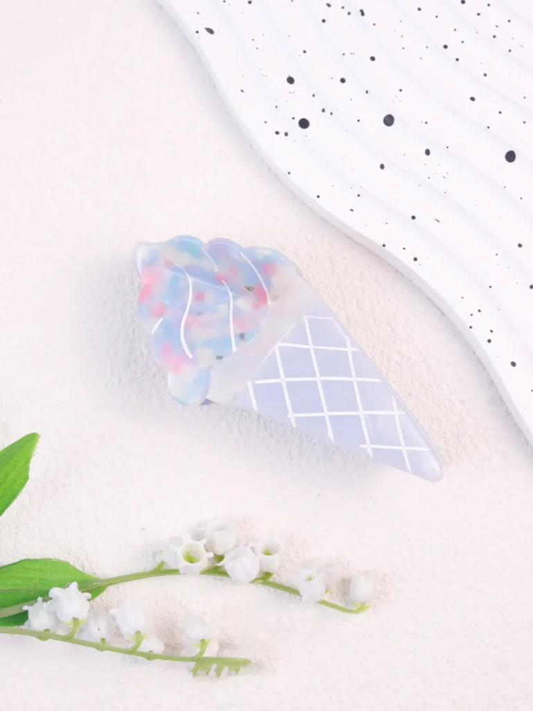 Ice Cream Acetate Hair Clip