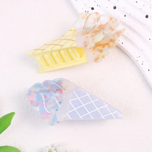 Ice Cream Acetate Hair Clip