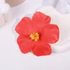 Hibiscus flower duck hair clip