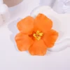 Hibiscus flower duck hair clip