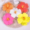 Hibiscus flower duck hair clip