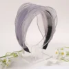 Mesh multi-layer solid color headband