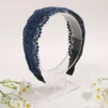 Wide wavy headband