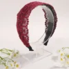 Wide wavy headband