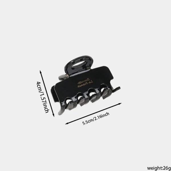 Square Acetate Hair Claws