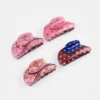 Cowboy hat print hair clips