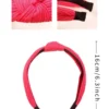 Solid Color Striped Headband