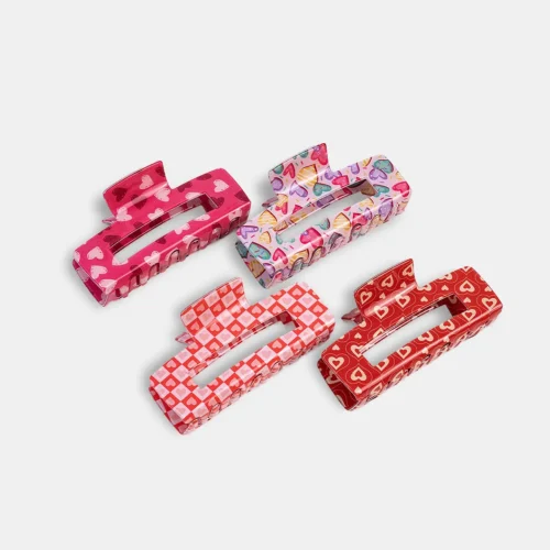 Love Valentine's Day Women's Cute Hair Clips