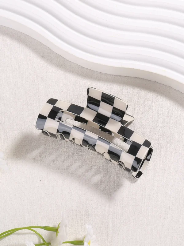 Checkerboard Hair Claws