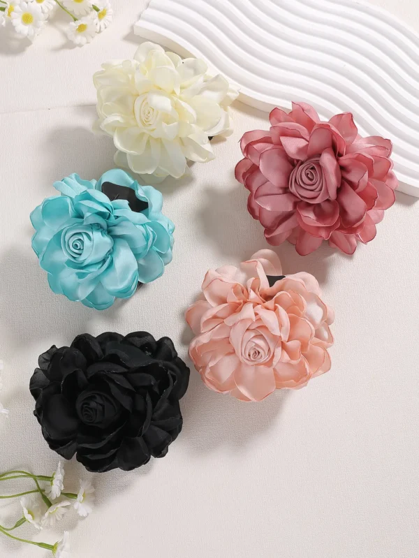 Multi-layer rose hair claws