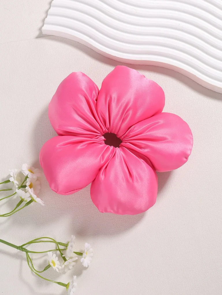 Five-petal flower hair tie