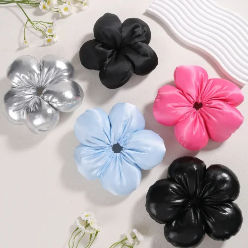 Five-petal flower hair tie