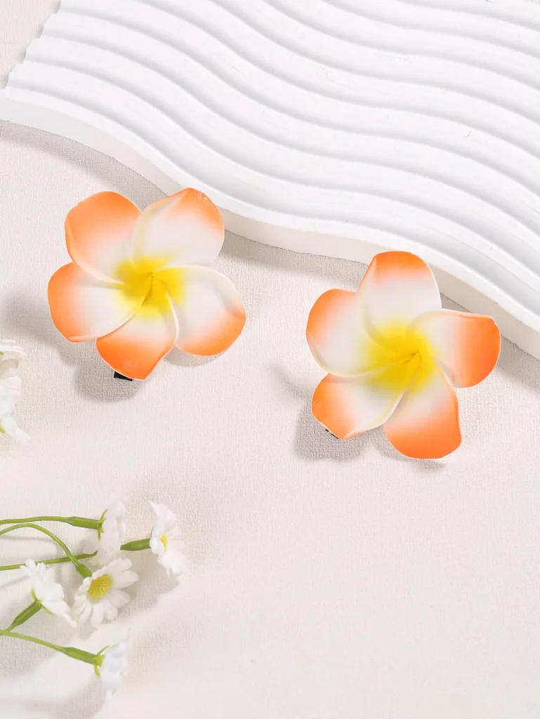 Plumeria hairpin