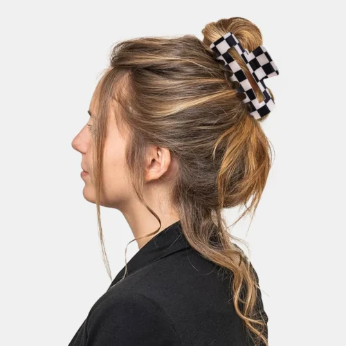 Checkerboard Hair Claws