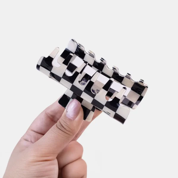 Checkerboard Hair Claws