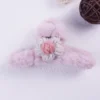 Plush knitted hair claws