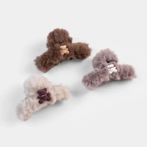 Long hair bear hair claws