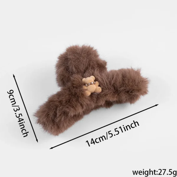 Long hair bear hair claws