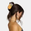 KOUYANMEI 1 Pack Fruit Soda Oval Women's Simple Cute Casual Hair Clip Hairpin Four Seasons Hair Accessories Women