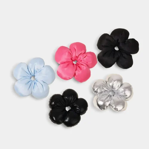 Five-petal flower hair tie