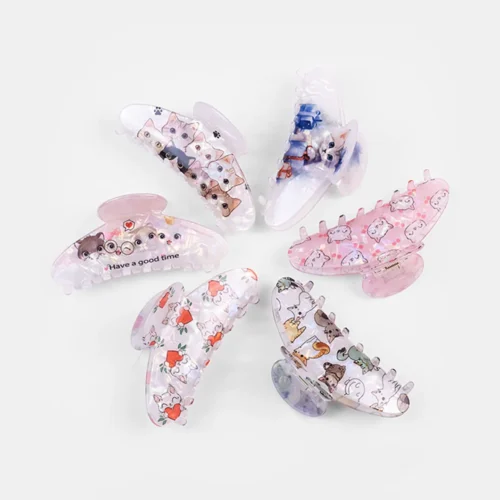 Cat semicircular hair claws